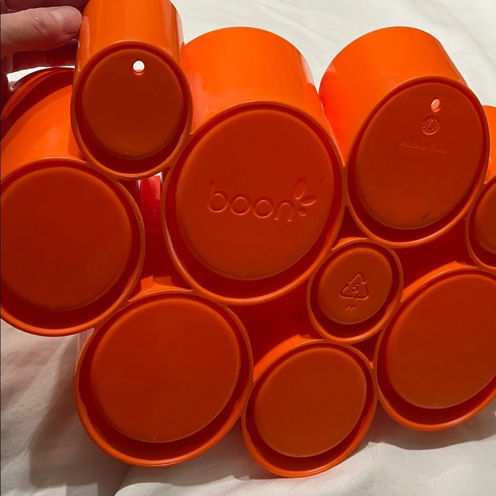 Crate & Barrel Boon Rare Orange Stash Multi-Room Organizer